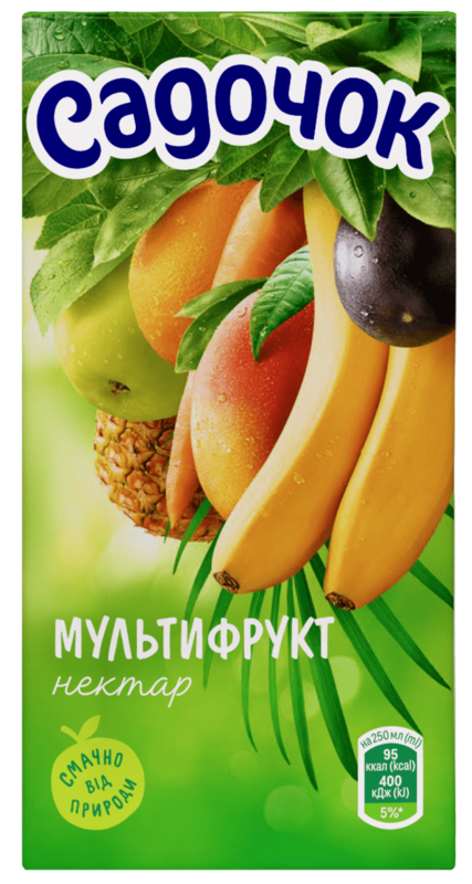 Нектар САДОЧОК мультифрукт, 0,5 л